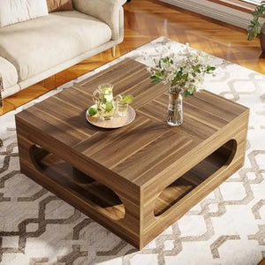 43-Inch Coffee Table with LED Light