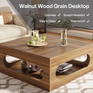 43-Inch Coffee Table with LED Light