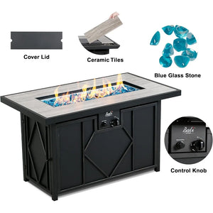 Outside Gas Fire Pit Table