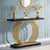 Faux Marble Entryway Table