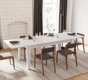 Rectangular Expandable Dining Tables for 6 8 10 12 People