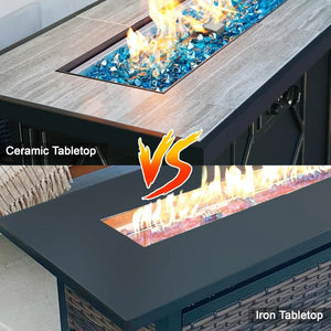 Outside Gas Fire Pit Table