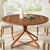 Dining Room Table with Metal Pedestal Base